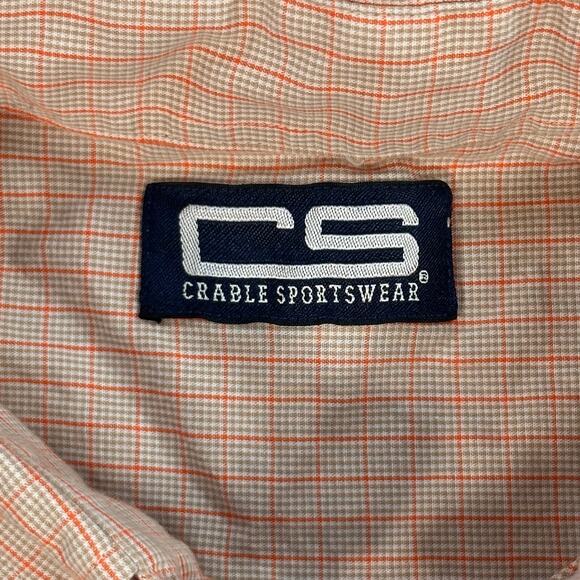 Auburn Tigers Crable Sportswear Orange Button Down Shirt Men XLarge Long Sleeve - Picture 5 of 8